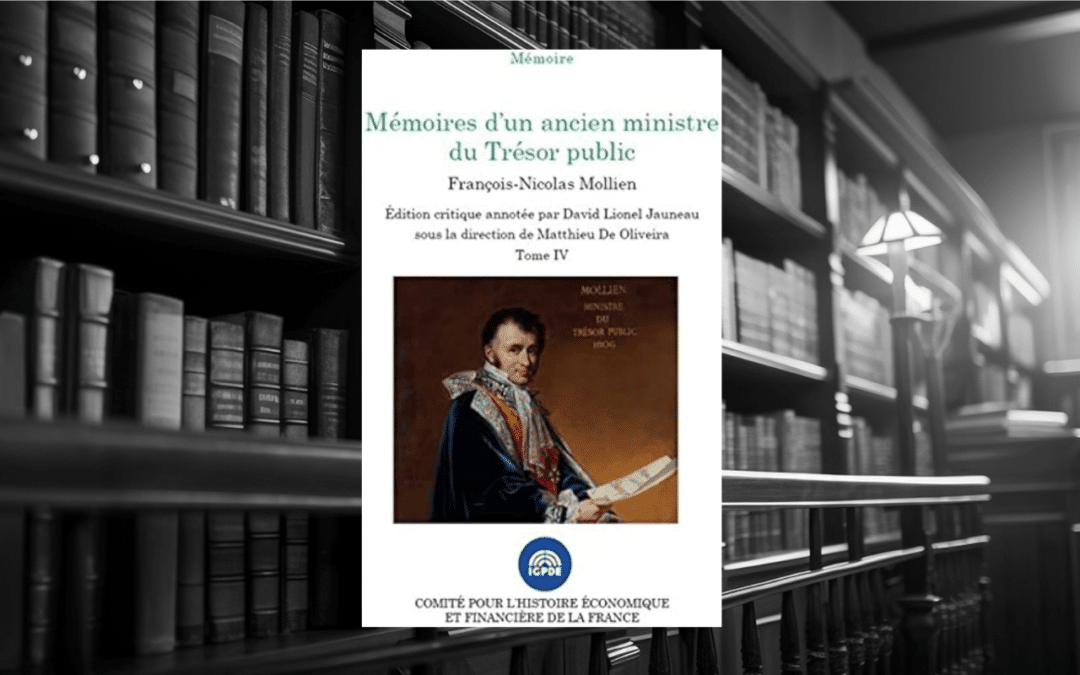 Livre : Mémoires d’un ancien ministre du Trésor public
