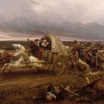 la déroute de Cholet, huile sur toile de Jules Girardet, 1882. Musée d’art et d’histoire de Cholet