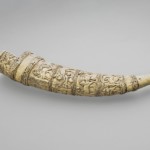 Olifant dit cor de
Roland. Trésor de
Saint-Sernin de
Toulouse, don selon
la tradition de Robert
Guiscard au comte de
Toulouse
© Photo : François Pons